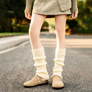 Heap socks thick autumn and winter women's y2k hot girl leg set white women's calf socks jk socks knitted socks