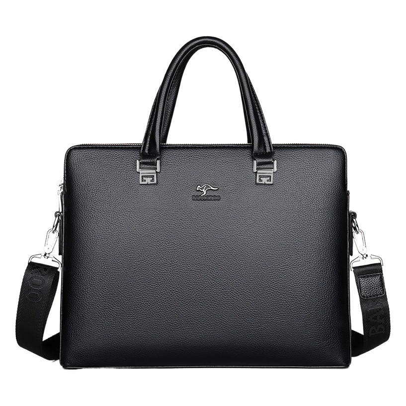 Bolso de Hombre BARNOROO, Bolso Bandolera, Bolso de Hombro Suave para Hombre, Bolso de Negocios Moderno para Hombre, Bolso para Viajes de Negocios