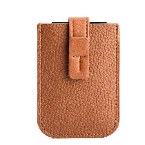 Pull-out anti-magnetic card bag for women, small, ultra-thin, mini one-piece card bag,  new niche design card bag