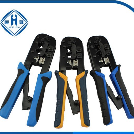 供应网络剥线刀钳压线钳带棘轮