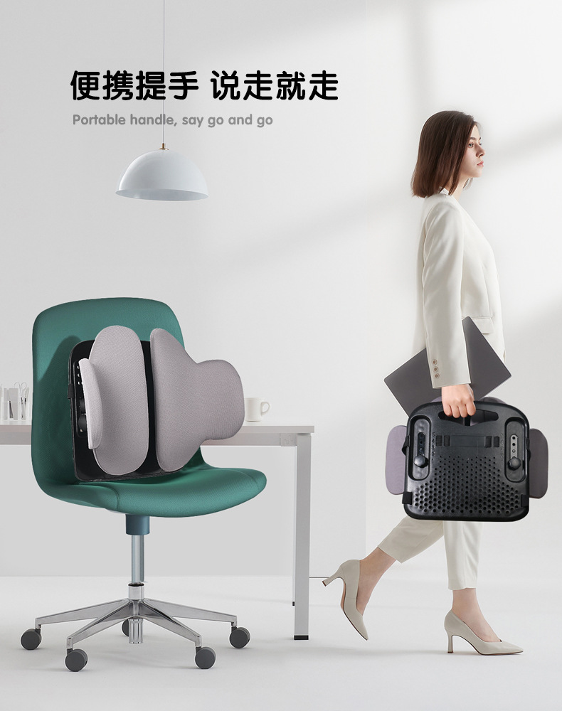 Office Lumbar Support Sedentary Waist Support Cushion Ergonomic Car Seat Backrest Cushion Adjustable Lumbar Support