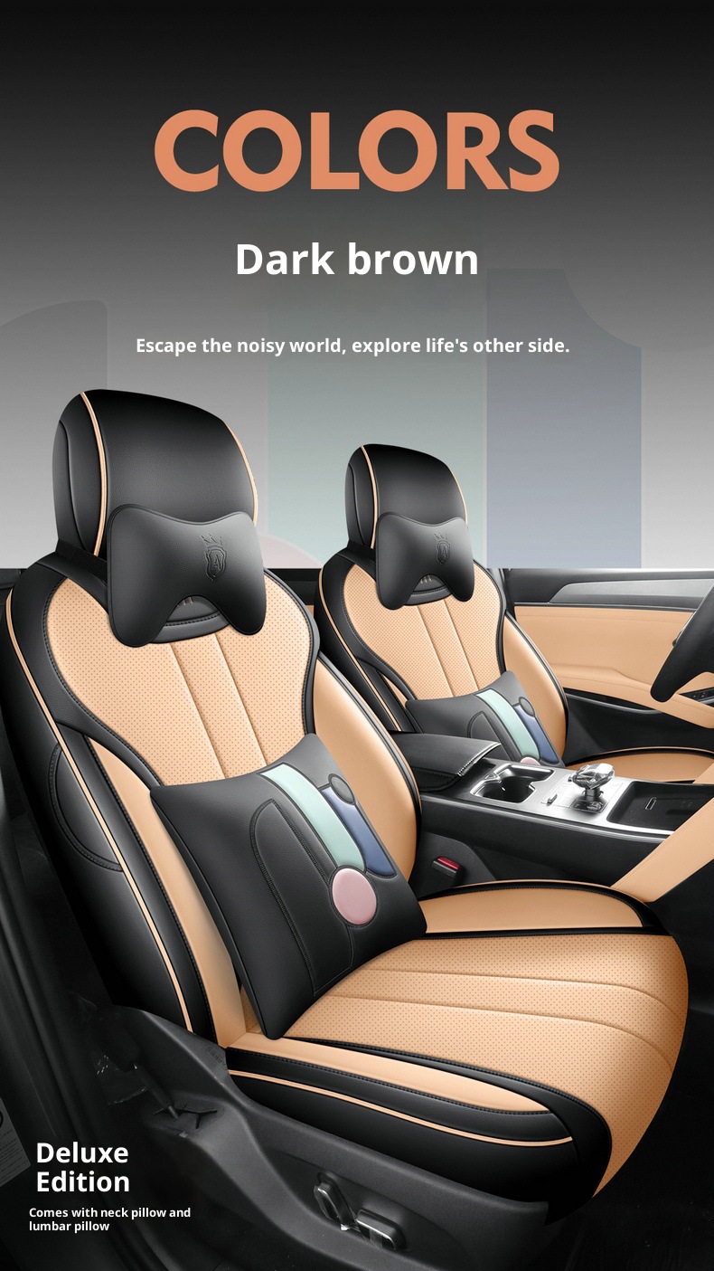 New Model Second-Generation Song Prodm-I Full Leather Car Seat Covers for Overseas Right-Hand Drive Vehicles, Cross-Border Full-Cover Car Seat Cushions