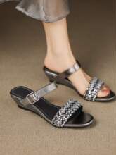 4cm~�����~�¿�һ�֎���Ƥ��ЬŮ���⴩�r����ȹ���¸��yɫ����