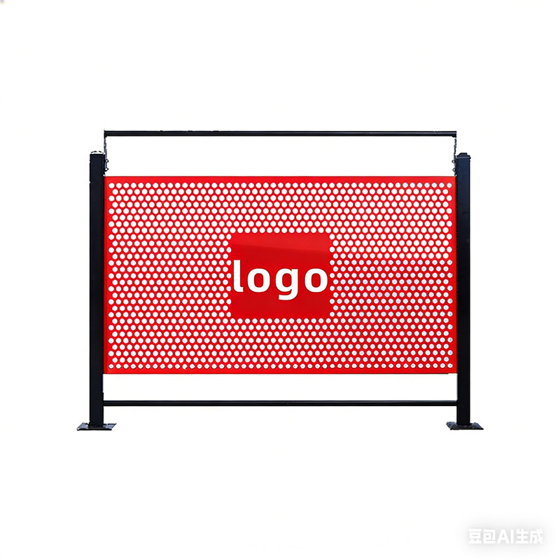 Warehouse Isolation Net, Indoor Sightseeing Perforated Guardrail, Factory Logistics Area Division, Perforated Workshop Isolation Net