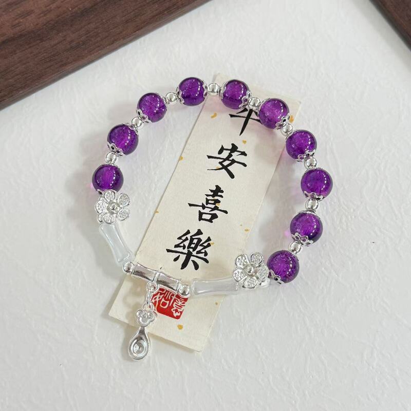 熱い販売の新しい中国風の二層ブレスレット、新鮮で芸術的でシンプルな親友カップルブレスレット、男性と女性のブレスレット|undefined