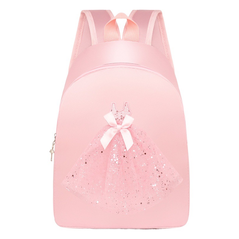Dance Bag Kidsren's Double-Shoulder Dance Backpack Latin Ballet School Bag Girls Princess Dance Bag Music Dance Trendy