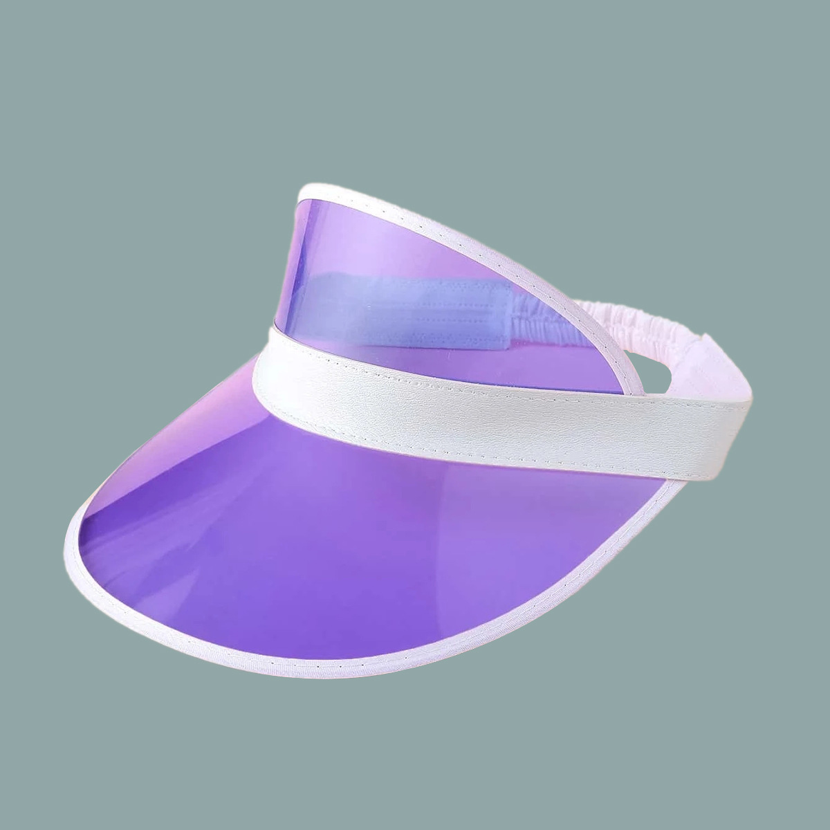 Casquette Creuse En Pvc Transparent De Couleur De La Mode Coréenne display picture 13