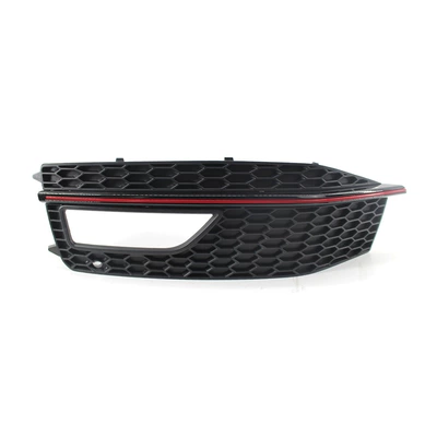 grille 8K0807681L, Light frame - red-bar-left