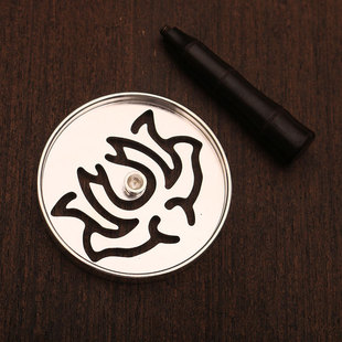 Silver Lotus simplified Fushou Xi traditional incense burner silver incense utensils xiangtuo incense burner incense printing incense mold 5