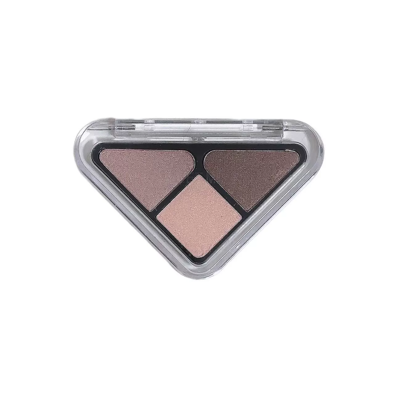 Triangular eye shadow, handheld eyeshadow palette reusable, earth tones