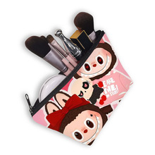 新款labubu拉布布化妆包学生大容量便携收纳包可爱手拿包一个起批