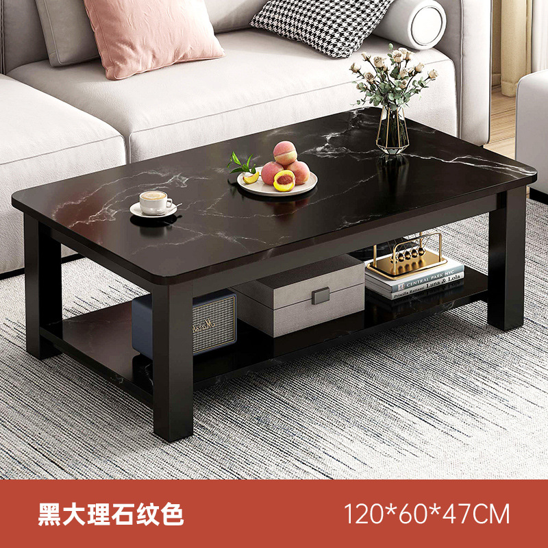 Mesa de té, mesa de oficina, mesa doméstica, mesa de té, balcón de lujo, estantería de vidrio, sala de estar, mesa de té simple