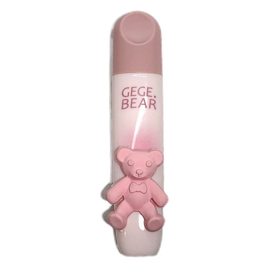 Медведь Геге Медведь Гого нежный блеск глазурь для губ бархат мягкий туман матовый цветопередача белый антипригарный Кубок студенческий паритет