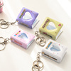 Brand small photoalbum, keychain with key, wholesale, 1inch