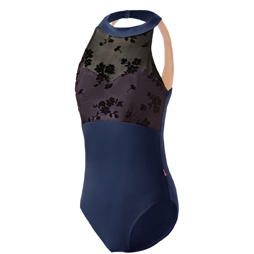 Ropa de práctica de ballet halter ropa de baile de una sola pieza ropa de gimnasia para adultos ropa de entrenamiento corporal de examen de arte