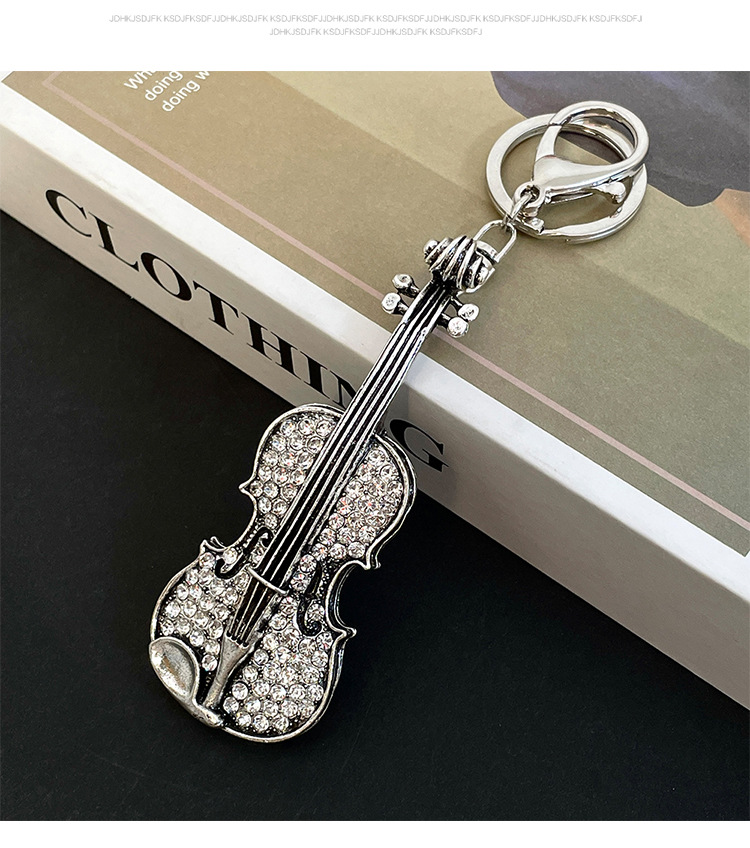 Estilo Moderno Aleación Violonchelo Unisexo Colgante De Bolsa Llaveros display picture 5