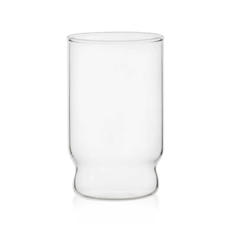 Cute Single-layer Tall Short Small Waist Simple Household Transparent Milk Coffee Juice Cold Drink High Borosilicate_voghion.com
