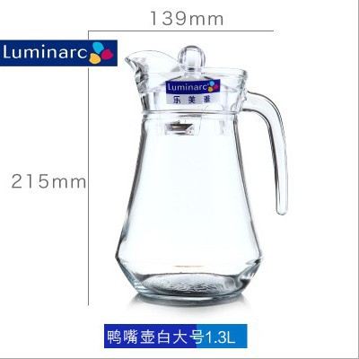 Botella de agua fría de cristal de la botella de agua fría lemeiya hogar tetera resistente a altas temperaturas olla gruesa gran capacidad restaurante dedicado