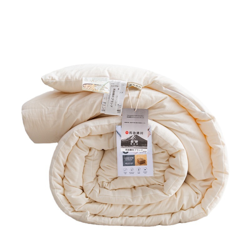 元治徳川日本式無印純綿大豆繊維布団良品布団布団芯原綿純色四季被春秋布団
