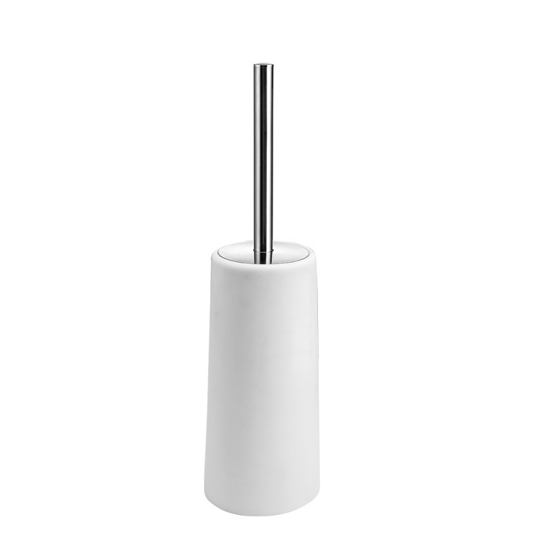 Fabricante de acero inoxidable cepillo de inodoro de mango largo para inodoro doméstico sin instalación tipo piso de base de cepillo de limpieza duradero