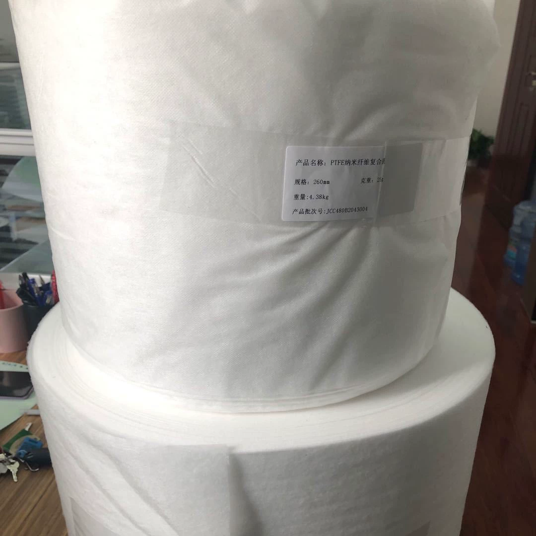 Ptfe нано-маска композитного волокна горячего воздуха хлопок пленка пылепроницаемая и воздухопроницаемая бактериальная фильтрация может заменить расплавленную ткань