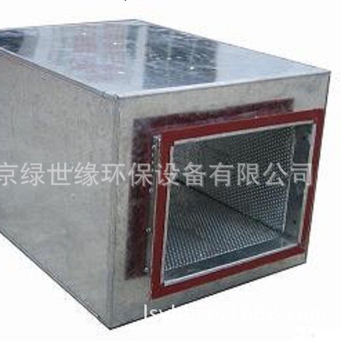 供应空调通风镀锌钢板材质消声器、微穿孔板消声器、空调消声器