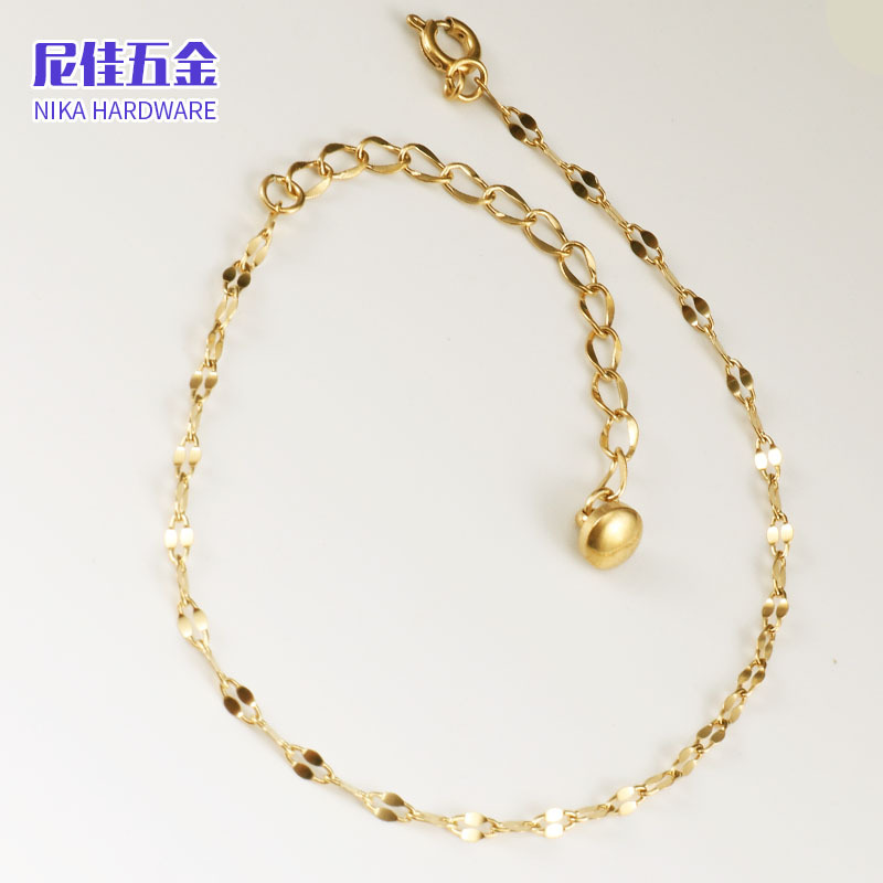 Collar femenino de acero inoxidable 316, cadena de labios minimalista, estilo moderno y versátil