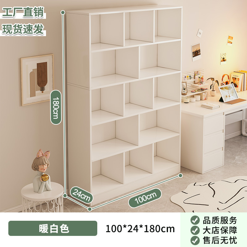 跨境简易书架落地置物架靠墙客厅置物柜家用储物柜收纳柜子展示柜|undefined