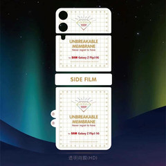 適用三星Zflip4金剛隱形膜Galaxy Z Flip3摺疊手機高清水凝保護貼