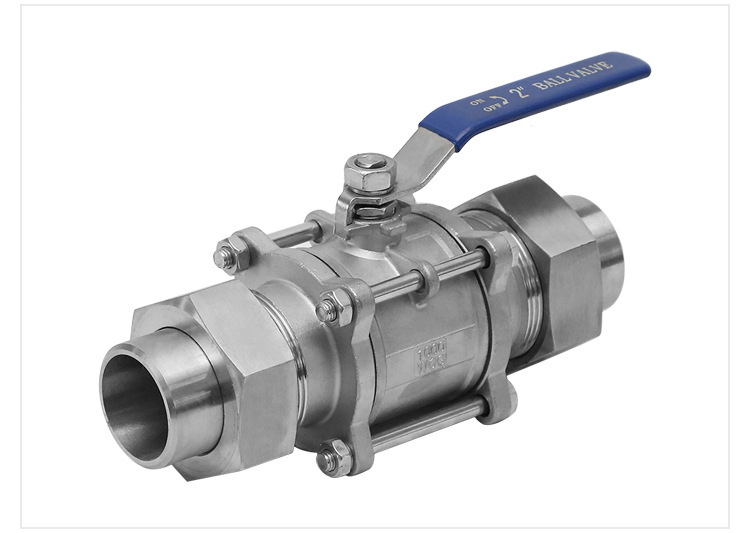 浙江南高供应不锈钢双外螺纹球阀对焊球阀两片式手动球阀Q21F-16P
