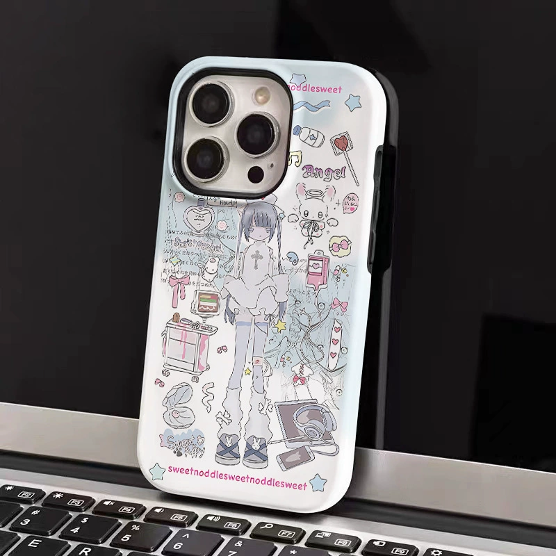 Чехол для телефона, совместимый с брендом Apple, Pro 2 в 1, 15 Pro Max, 13/11