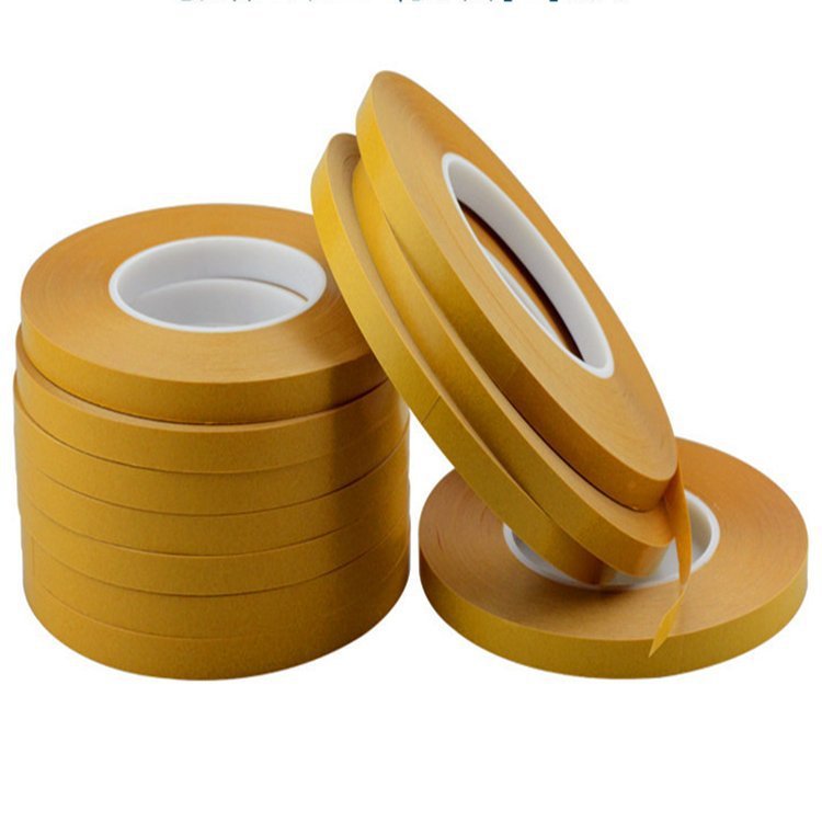 姜黄透明100U厚pet双面胶带超薄0.1高粘无痕工业胶带