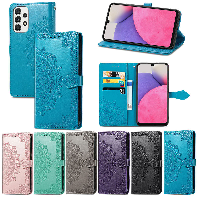 For Samsung Galaxy A33 5G Mobile Phone Leather Case Flip Embossed Samsung A13/S22 Phone Case