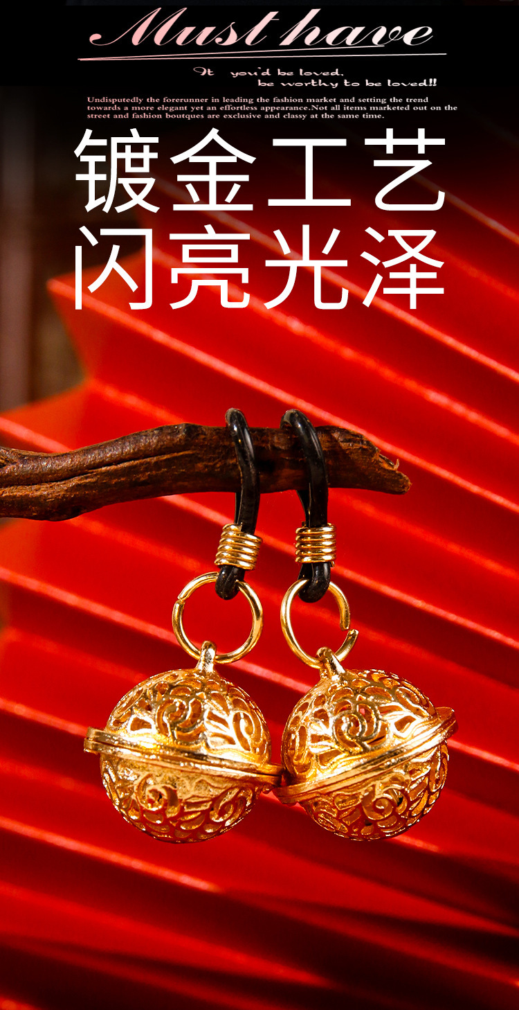 Gold Bell Nipple Clamps with Silicone Tips for Adult Sensory Play — detail image 16