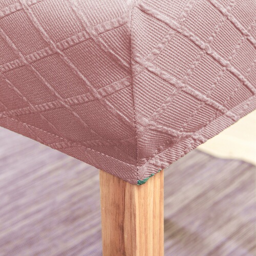 Cross-border four seasons elastic one-piece chair cover jacquard hotel chair back cover stool cover simple modern dining chair cover