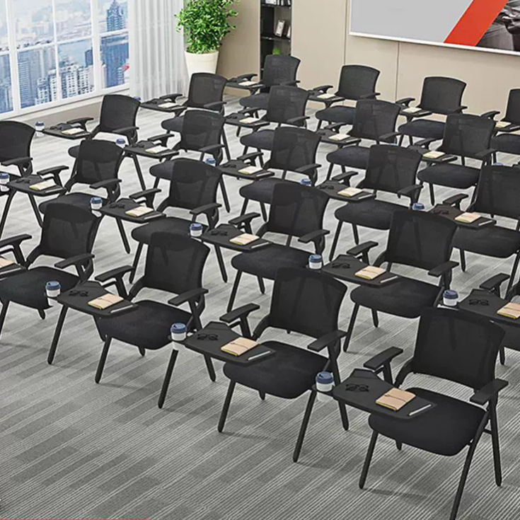Folding Training Chair with Table Board, Conference Chair with Writing Board, Conference Room Meeting Chair, Training Class Chair, Table and Chair Integrated