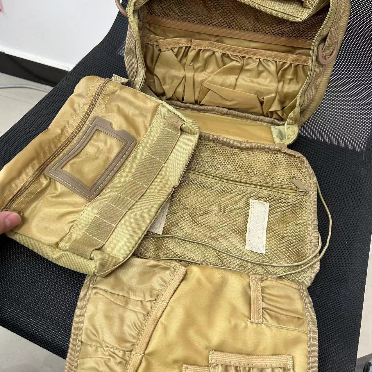 Tactical Travel Toiletry Bag Large Capacity Waterproof Organizer_voghion.com