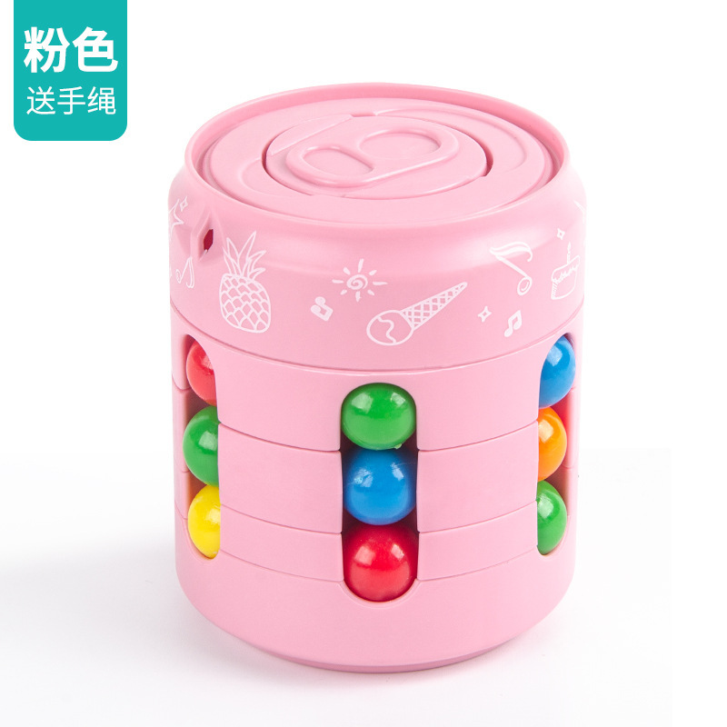 Especial transfronterizo para nuevo cubo de frijol mágico Cubo de dedo giroscopio giratorio juguete de cubo de frijol mágico para niños