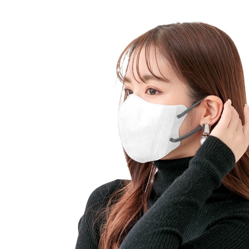 3D three-dimensional Japanese packaging disposable high-looking spring model with colorful face and small ears with smooth breathing