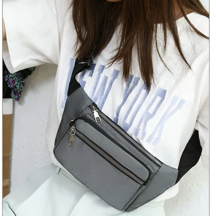 Модная сумка- belt bag, грудная сумка для мужчин и женщин, спортивная сумка через плечо, оксфордовая ткань, корейский стиль, опт