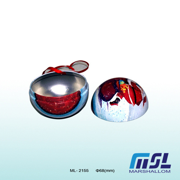 源头厂家 优惠供应精美马口铁ML-2155圣诞糖果盒 礼品包装盒