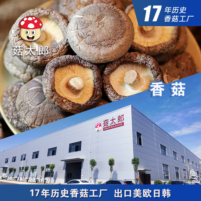 Dried Shiitake Mushrooms, Dry Goods Cut Root Mushrooms, Shiitake Mushrooms, Dried Shiitake Mushrooms, Market Mountain Delicacies, Commercial Household Export Base Registration
