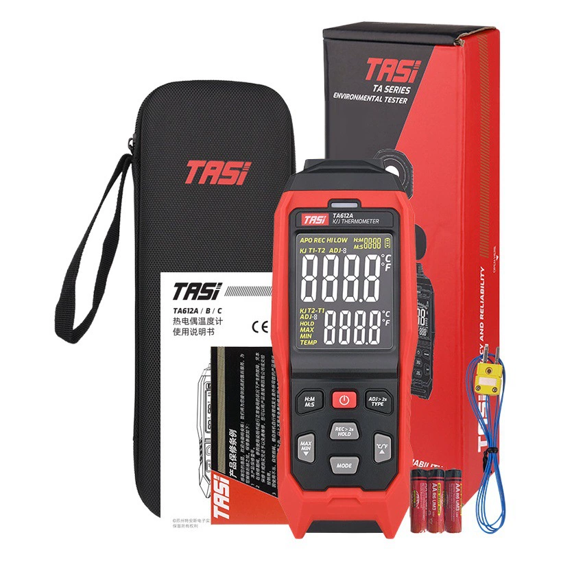 Термометр для подростков TA612C Четырехканальный контактный термометр с поверхностью формы Термопарный термометр