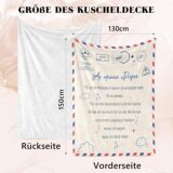 Подарок на День Благодарения для папы, подарок на День отца, подарок лучшему папе, мягкое одеяло, подарок на день рождения для папы