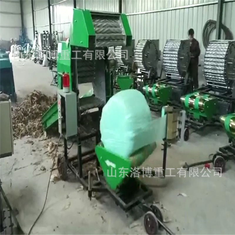 生产青储打捆机 玉米杆打包机 青贮打捆覆膜机