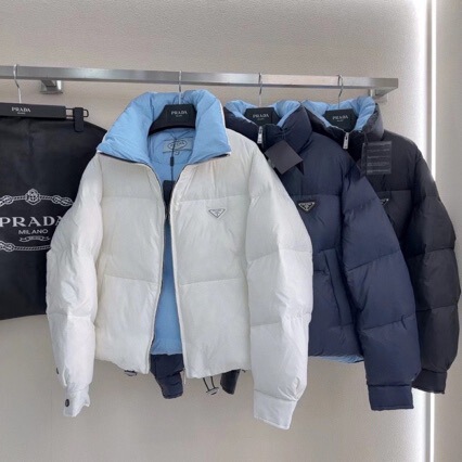 23Ss New Autumn and Winter Style Stand Collar Puffer Jacket down Cotton Coat