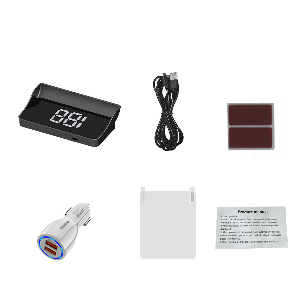 Carefully Selected New Models of Hud Head-Up Displays, Gps Speedometers, Speed Displays in Kmh/Mph, Cross-Border Hot-Selling Products