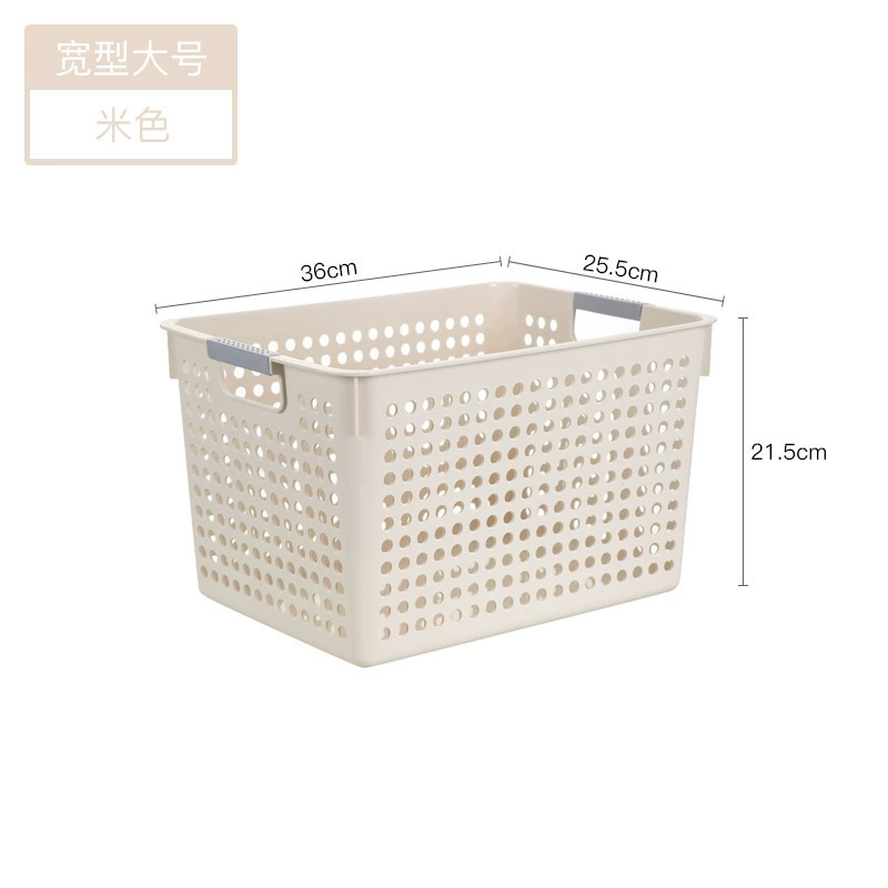 Storage basket, handheld storage system, table storage box, increased thickness