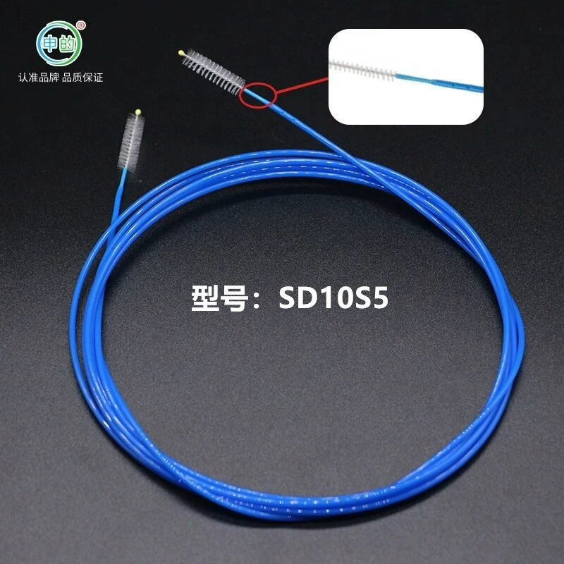 Шанхайский производитель, щетка для чистки эндоскопов одноразового использования, щетка для колоноскопии, щетка для эндоскопов для внешней торговли