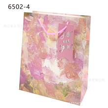 加厚艺术纸礼品袋烫银企业logo高档茶叶盒包装袋手提袋跨境厂家